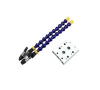 La terza mano Morsa da banco Morsetto da tavolo Stazione di saldatura con 2/4/6 bracci Supporto for saldatore PCB Morsa Stazione manuale Strumenti di riparazione for saldatura 25CM (Color : 2 Arms fi