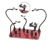 La terza mano Supporto for circuito stampato PCB di terza mano for saldatura magnetica delle mani d'aiuto Supporto for pistola ad aria calda a 360° for stazione di saldatura (Color : N-4AR-5C)