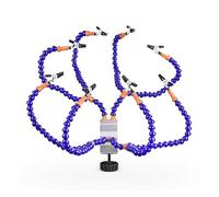 La terza mano Supporto for PCB for saldatura con morsetto da scrivania Stazione di saldatura a mano d'aiuto Lente d'ingrandimento LED 3X Ingrandimento Saldatura flessibile Terza mano (Color : Y8BE-SY