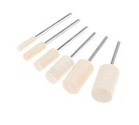 La testa della ruota, 12 pezzi di mole abrasive in lana for utensili rotanti, gambo da 2,35 mm, testa 4-12, multicolore(Head Diameter 12mm)