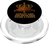 La testa delle bugie a disagio indossa la corona Henry quarta parte seconda storia PopSockets PopGrip per MagSafe