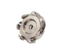 La testa di fresatura a 45 gradi ONMU da 50, 63, 80 e 100 mm per sgrossatura ad avanzamento rapido è adatta per inserti ONMU0505 ONMU0806(ONMU08-50-22-4T)