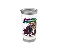 La Testardaggine E La Mia Tattica Samurai Capra Fiera Bicchiere termico in acciaio inox doppia parete