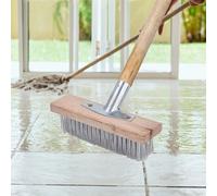 La testina della spazzola per pavimenti con spazzola in acciaio rigida da