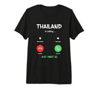 La Thailandia Chiama e Devo Andare in Viaggio Maglietta Premium