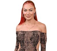 La Tina Rusin (Short Dress) Half Body Buddy Cutout