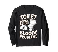 La toilette risolve tutti i tuoi problemi Maglia a Manica