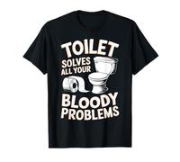 La toilette risolve tutti i tuoi problemi Maglietta