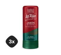 LA TOJA Stick Sapone da Barba 3x 50g Sali Minerali Originale Spagna