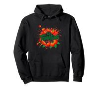 La Tomatina Festival - Pomodoro Splash Design Felpa con Cappuccio