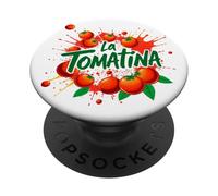 La Tomatina Festival - Pomodoro Splash Design PopSockets PopGrip Adesivo