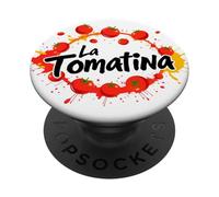 La Tomatina Tomato Splash Festival - Stampa piccola PopSockets PopGrip Adesivo