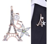 La Torre Eiffel Spille Strass Spilla Pin Orecchini Gioielli Accessori Regalo