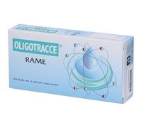 La Torre Oligotracce Rame Integratore ricostituente per le difese immunitarie, 20 fiale da 2 ml