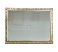 La Torre Vetrina sospesa parete attrezzata in stile Classico con ante in vetro cornice classica portabottiglie su misura VTD621AA 90 x 120 cm