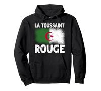 La Toussaint Rouge Bandiera Algeria Indipendenza Algerina Felpa con Cappuccio