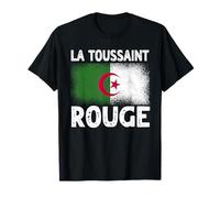 La Toussaint Rouge Bandiera Algeria Indipendenza Algerina Maglietta