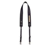 La tracolla per fotocamera Hantler Classic nera/ottone