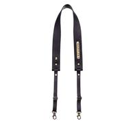 La tracolla per fotocamera The Hantler Classic nera / argento antico