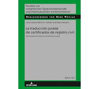 Adrián Granados Navarro J La traducción jurada de certificad (Copertina rigida)
