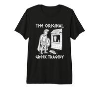 La tragedia Greca Originale - Divertente giroscopio Alimentare della Mitologia Greca Maglietta Premium