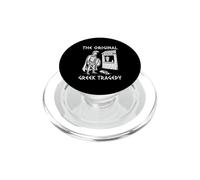 La tragedia greca originale - Divertente giroscopio alimentare della mitologia greca PopSockets PopGrip per MagSafe