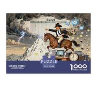 La traversata delle Alpi di Napoleone Puzzle in Legno Impermeabile DIY Puzzles Da 1000 Pezzi Per Adulti Divertenti Giochi Di Impegnativi