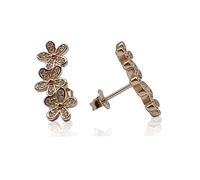 LA TRIADE STUDIO® ORECCHINI FIORE IN ARGENTO 925 CON ZIRCONI, PLACCATI ORO, ORO ROSA O RODIO. COMPLICE DISCRETO DI OGNI STILE, DALLA LUCE DEL GIORNO ALLA MAGIA DI UNA SERA SPECIALE.
