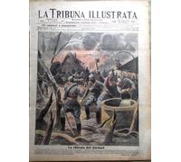 La Tribuna Illustrata 1 Aprile 1917 WW1 Zar Nicola Aleksandrovic Barbari Somme