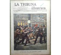 La Tribuna Illustrata 1 Dicembre 1907 Porto di Napoli Braga Colombaia Washington