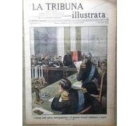 La Tribuna Illustrata 1 Marzo 1908 Napoli Ciociaria Chieti Condanna di Stoessel