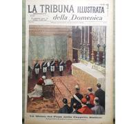La Tribuna Illustrata 18 Novembre 1900 Malaria Marchiori Amoroso Messa Sistina
