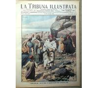 La Tribuna Illustrata 19 Gennaio 1913 Acqua a Genova Guerra Balcani Garlan Roma