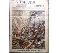 La Tribuna Illustrata 22 Aprile 1906 Boscotrecase Genova Eruzione Vesuvio Usanza