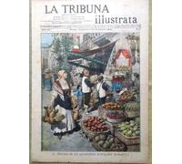 La Tribuna Illustrata 23 Dicembre 1906 Natale Ercolano e Pompei Bracco Carducci