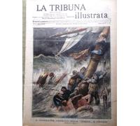 La Tribuna Illustrata 23 Gennaio 1910 Sarah Bernhardt Rostand Chantecler Firenze