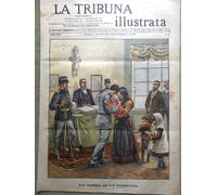 La Tribuna Illustrata 25 Febbraio 1906 Sant'Agata a Catania Galati Vesuvio Poli
