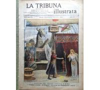 La Tribuna Illustrata 26 Dicembre 1909 Teatro Costanzi Leopoldo II Belgio Natale