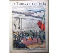 La Tribuna Illustrata 26 Gennaio 1913 Poincaré in Francia Bandiere Altare Patria