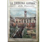 La Tribuna Illustrata 6 Marzo 1898 Statuto Regno Roma Carlo Alberto Emilio Sineo