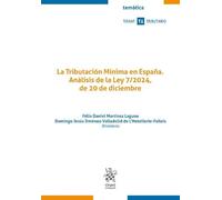 La Tributación Mínima en España. Análisis de la Ley 7/2024, de 20 de diciembre