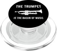 La tromba è la pancetta della musica divertente giocatore musicista scherzo PopSockets PopGrip per MagSafe