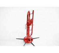 La Tromba Rossa E Nera Include Custodia Bocchino E Accessori Set Di Trombe Colorate In Sib Standard(Color:Red)