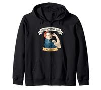 La Tua Approvazione Non è necessaria Rosie The Riveter Feminist Felpa con Cappuccio