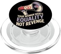 La tua donna vuole uguaglianza Donne Empowerment Uguaglianza delle donne PopSockets PopGrip per MagSafe