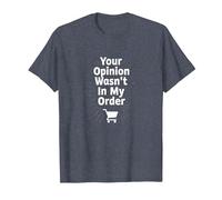 La Tua opinione Non Era nel Mio Ordine Maglietta, Uomo, Pervinca, XL