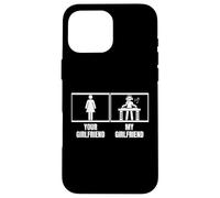 La tua ragazza La mia ragazza fidanzato DJ Funny Disc Jockey Custodia per iPhone 16 Pro Max