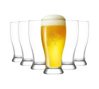 LA&V ArtCraft - 6 x Set di Birra in Vetro 565 CC, 19 1/4 oz