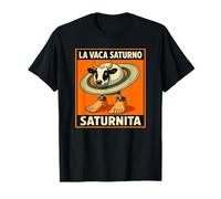 La Vaca Saturno Saturnita Comic Poster Brainrot Maglietta