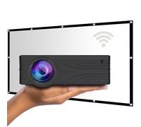 LA VAGUE LV-HD240 Wi-Fi Bundle Proiettore LED con Schermo LV-STA100FP